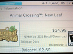 Animal Crossing: New Leaf Pricing Emerges On North American eShop