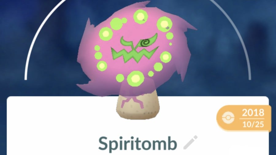 Shiny Spiritomb from investigation quests : r/pokemongo