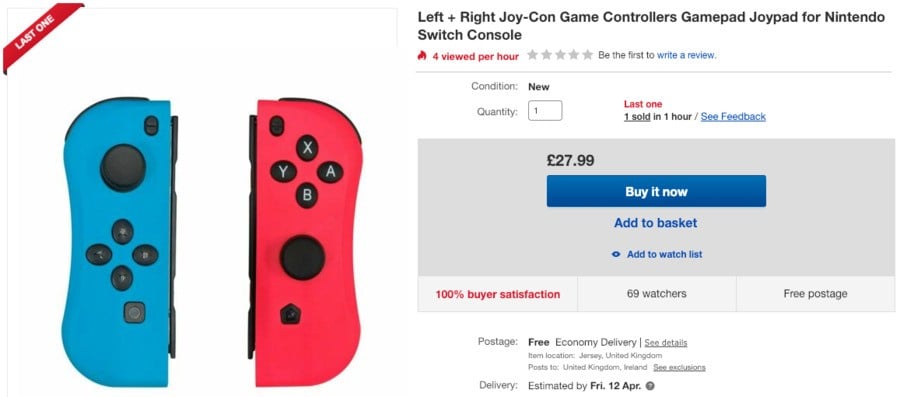 Off brand shop joy con