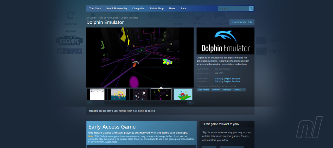 Dolphin Emulator Removed from Steam Store