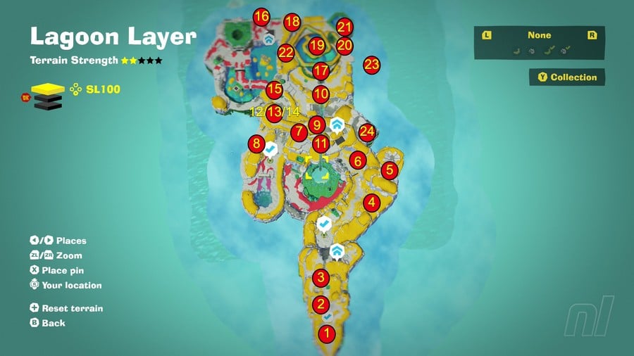 Lagoon Layer SL100 Banandium Gem Map