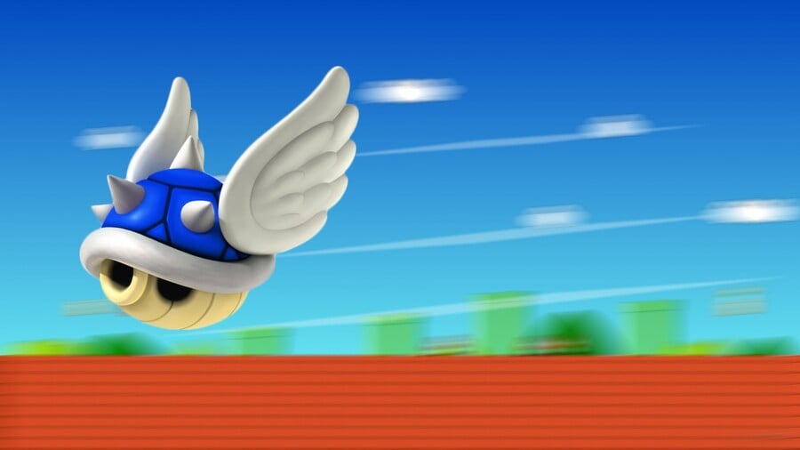 Blue Mario Shell Shells Spiny Kart 1366 X768 74501