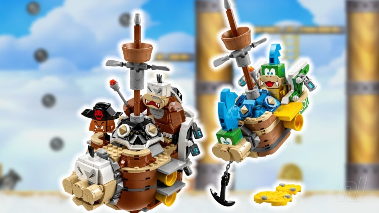 LEGO Expands Its Mario Collection With Larry And Morton's Airships