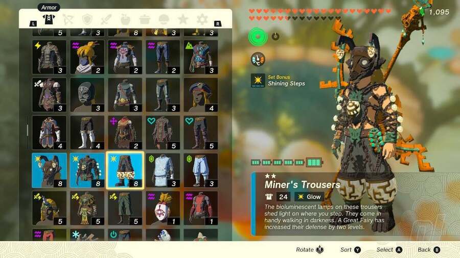 Zelda: Tears Of The Kingdom: How To Upgrade Armor 5
