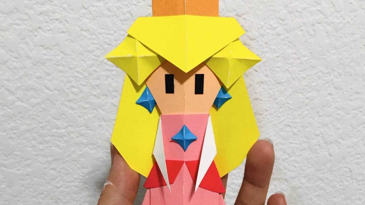 Random Check Out This Amazing Origami Peach Inspired By Paper Mario The Origami King