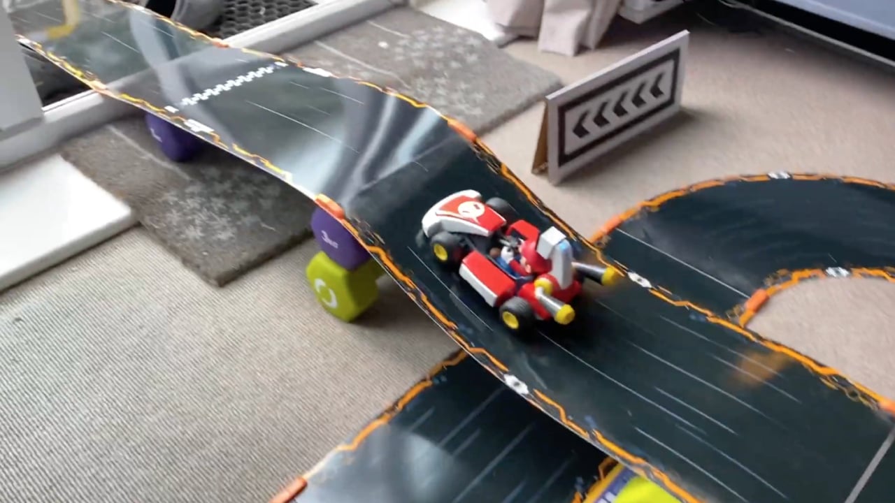 If You're Feeling Creative, Mario Kart Live: Home Circuit Even Works With  Ramps And Tunnels