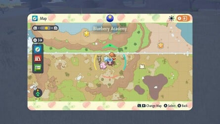 All Wild Tera Pokémon Locations > The Indigo Disk DLC - Terarium > Savanna Biome > Wild Tera Rabsca - 2 of 2