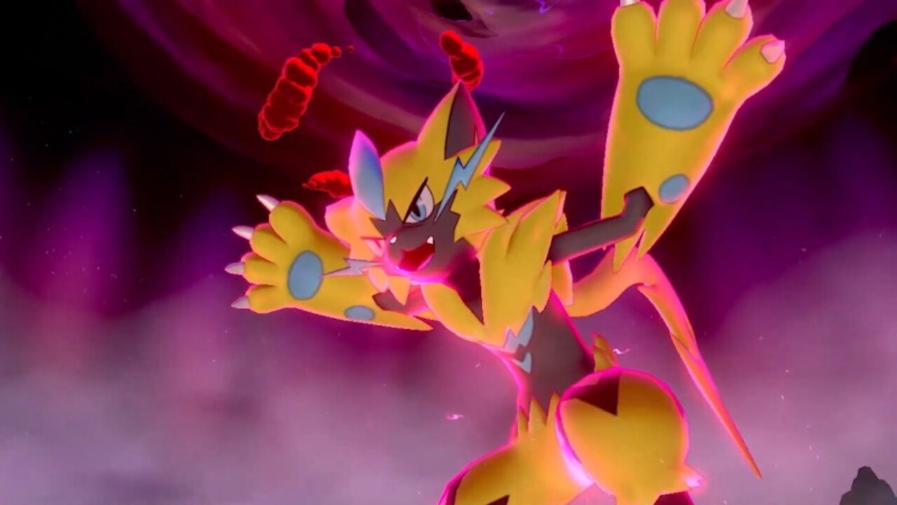 The Mythical Pokémon Zeraora has been discovered in the world of