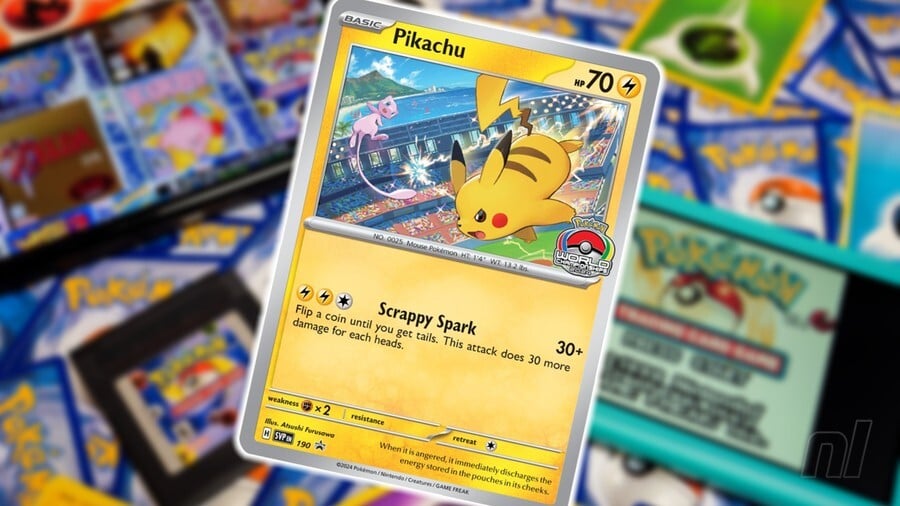 Pokémon World Championships 2024 Pikachu Promo Card