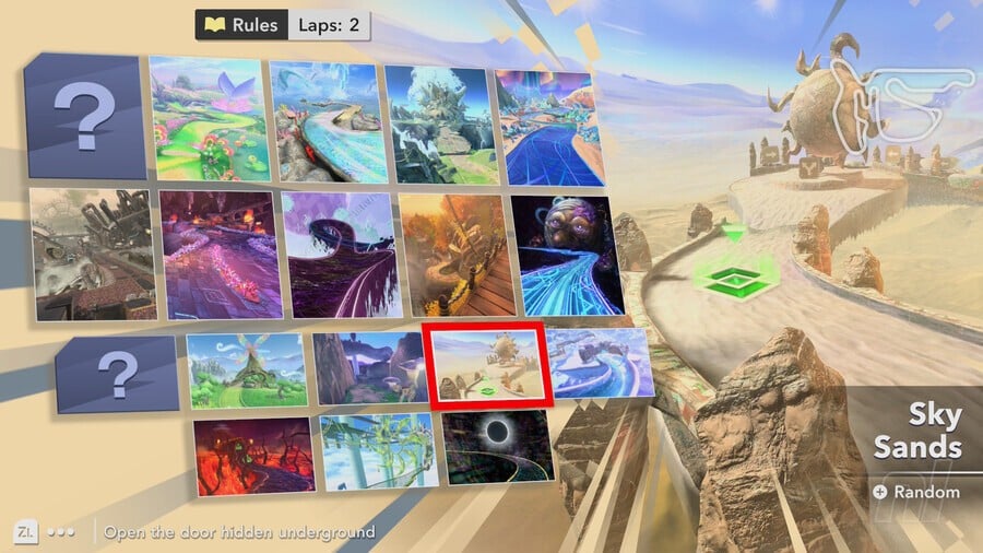 Kirby Air Riders Air Ride Track