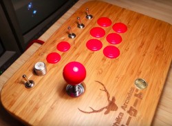This Could Well Be The Ultimate SNES Arcade Stick, And It's Made Of Bamboo