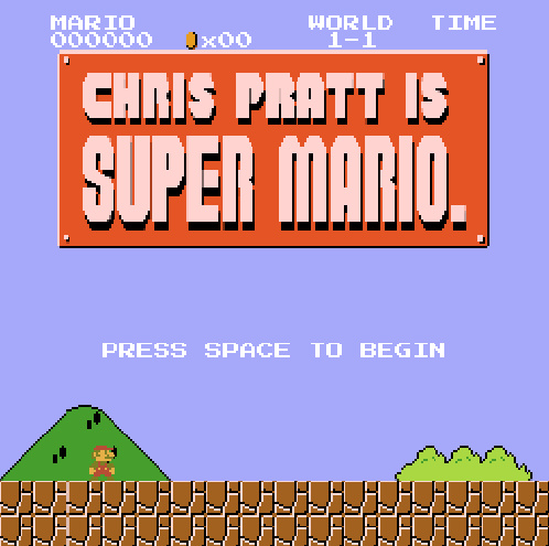 Chris Pratt Süper Mario