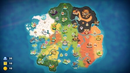 World Map Free Roam Collectibles Mario Kart World