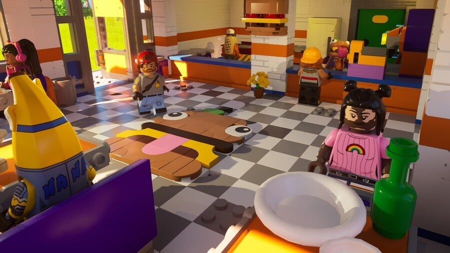 Bar à hamburgers LEGO Fortnite