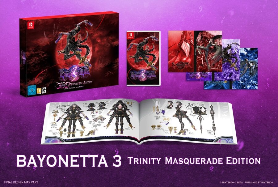 لعبة Bayonetta 3 Masquerade Trinity Edition