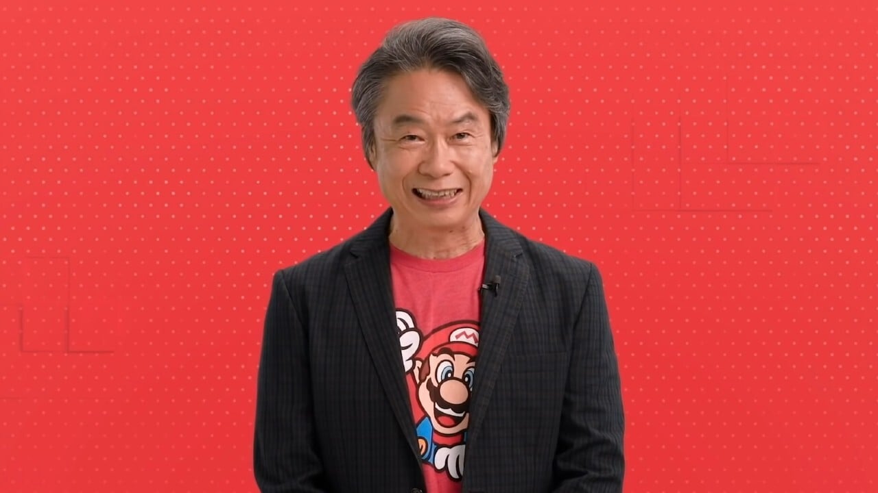 Small Mario Findings — Promotional photo of Shigeru Miyamoto with a