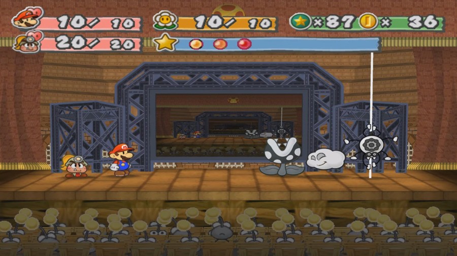 Mario battles other wrestlers