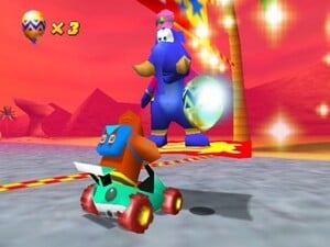 Several members of the JFG development team cut their teeth on Diddy Kong Racing