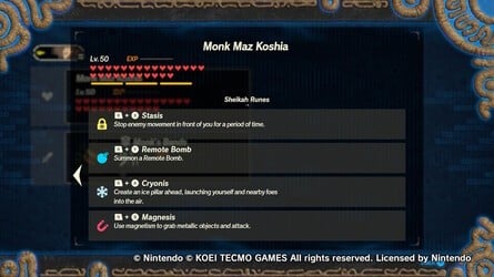 Monk Maz Koshia Runes