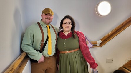 Jonah and Meghan as Lewis and Marnie