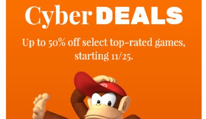 Nintendo of America Confirms Its Black Friday eShop Cyber Deals