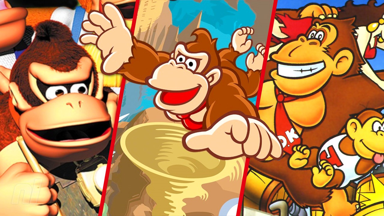 The Many Faces Of Donkey Kong Nintendo S 40 Year Old Gorilla Feature Nintendo Life