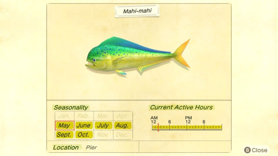 Golden Trout Animal Crossing New Horizons