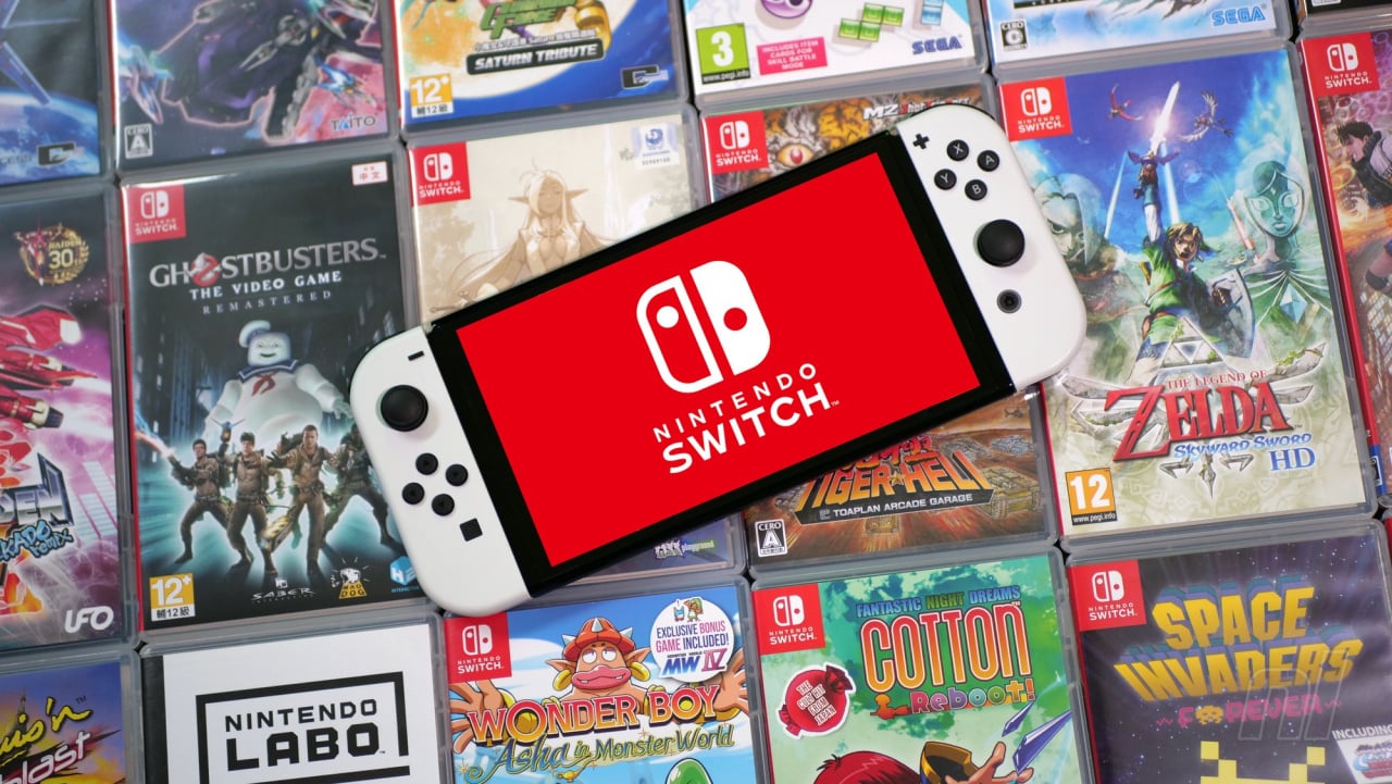 How many games come with the hot sale nintendo switch