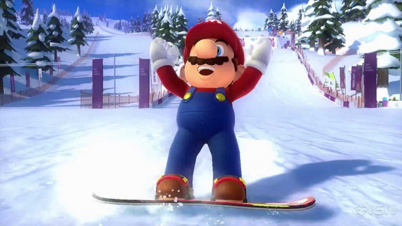 Mario & Sonic at the Sochi 2014 Olympic Winter Games - Super Mario