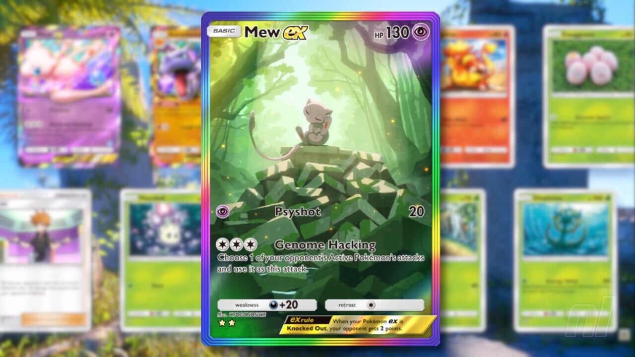 pokemon trading card game pocket mew Pokemon TCG Eevee & Evolution Card Game Rubber Playmat main image 1