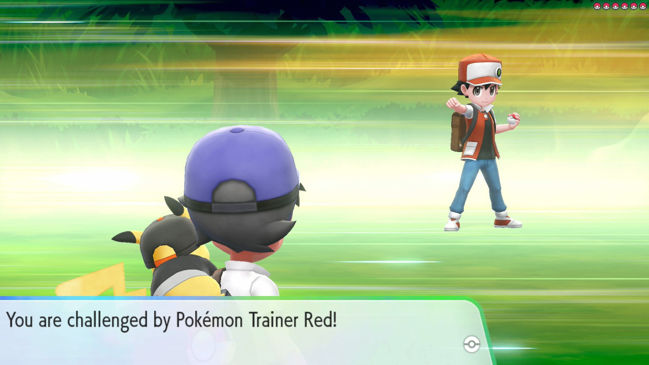 Red trainer pokemon anime screenshot