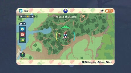 All Wild Tera Pokémon Locations > The Teal Mask DLC - Kitakami Region > Timeless Woods Wild Tera Pokémon > Wild Tera Trevenant - 2 of 2