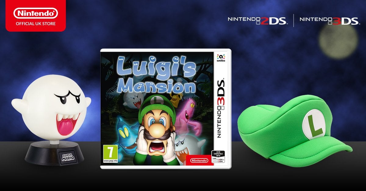 Nintendo 2ds luigi store mansion 3