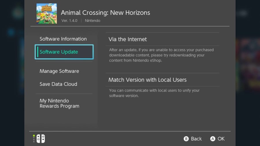 Animal Crossing New Horizons No Cloud Saves