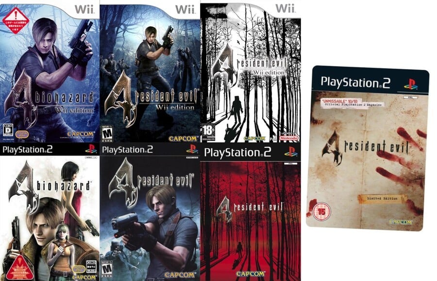 Thanks to u/terassan for re-creating the PS4 covers for RE Origins  Collection, RE4, 5 and 6 with the new logo presented on RE2/RE3 remakes. :  r/residentevil