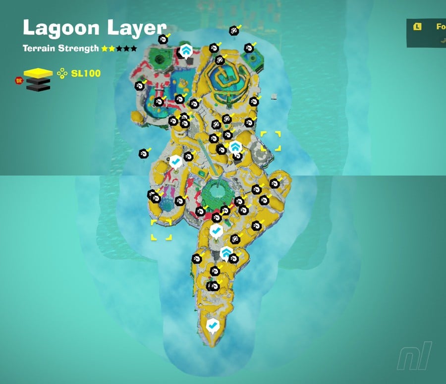 Lagoon Layer SL100 Fossil Map