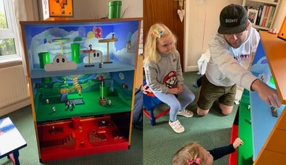 Uncle Creates Amazing Super Mario World Play Set For His Niece