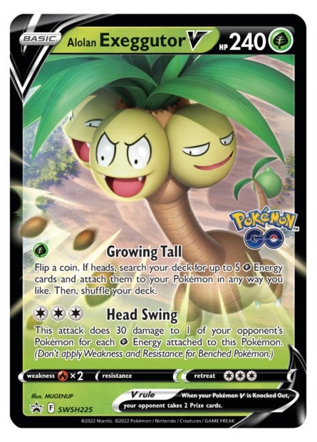 Pokemon GO Alolan Exeggutor V 2