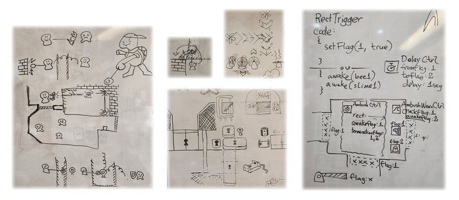 Early concept sketches