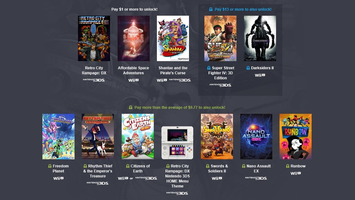 Reminder: The Humble Friends of Nintendo Bundle Ends on 10th May