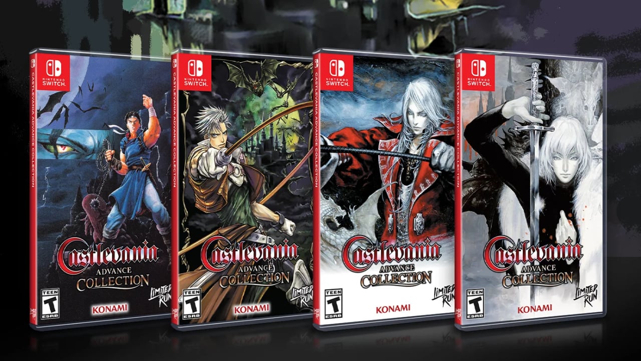 Castlevania Advance Collection announced for Switch, out today