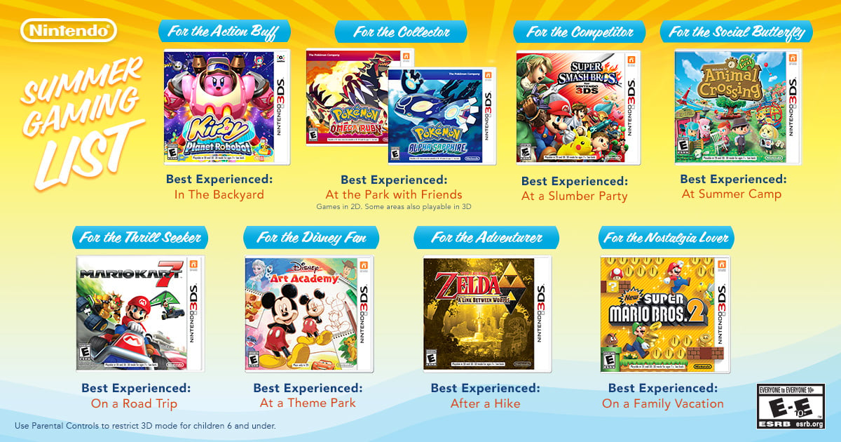 List of deals all 3ds games