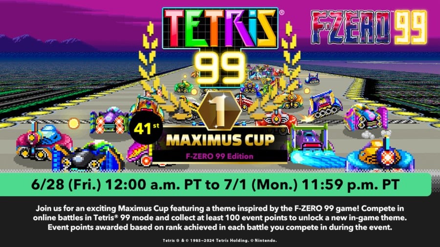 Tetris 99 F-Zero 99