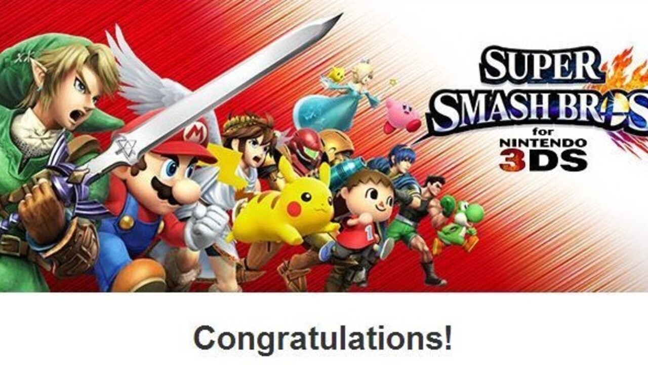 Weirdness: There Are Super Smash Bros. for Nintendo 3DS Demo Codes 