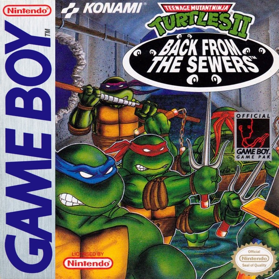 TMNT II NA Box Art