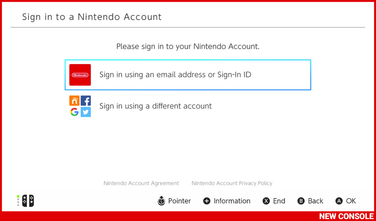 Nintendo Accounts now support passkeys