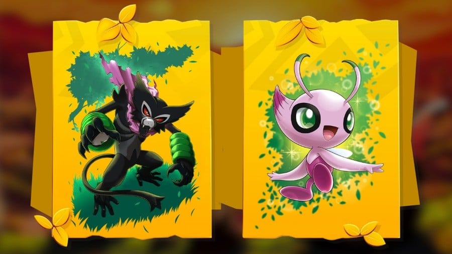 Dada Zarude and Shiny Celebi