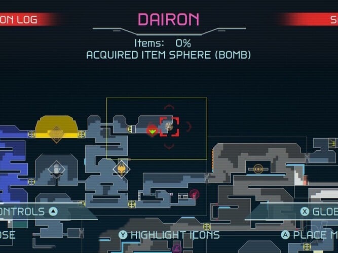 Metroid Dread Dairon Map