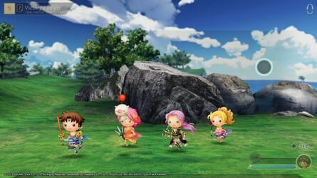 Field Stages, Battle Stages, and Party Building — all of the Theatrhythm ingredients