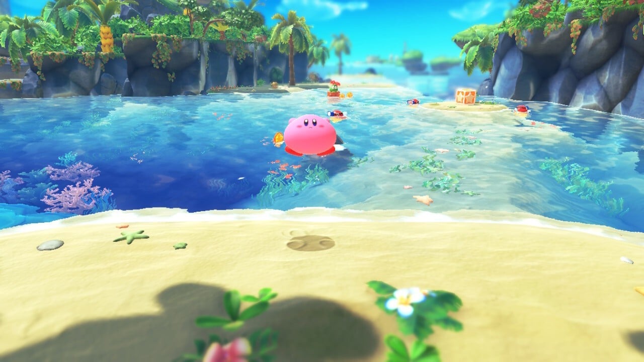 Kirby And The Forgotten Land Everbay Coast - All Missions And Collectibles  | Nintendo Life